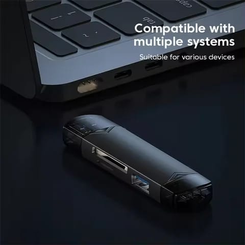 Portable 2 in 1 OTG Card Reader Type C